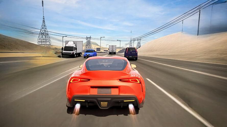 Street Car Racing-Nitro Fire Captura de tela 3