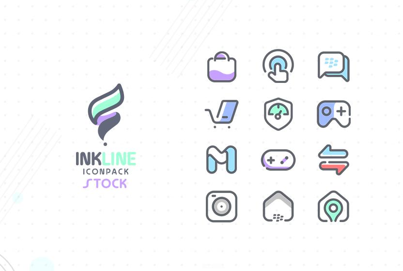 InkLine Icon Pack Mod Capture d’écran 4