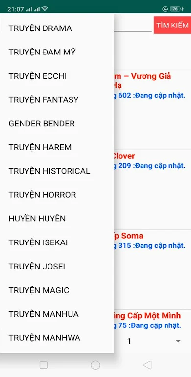 Truyen tranh online 3.0 Screenshot 2