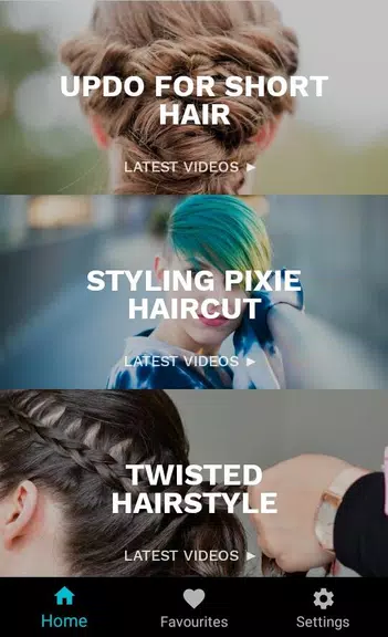 Short Hairstyles for Your Face Capture d’écran 2