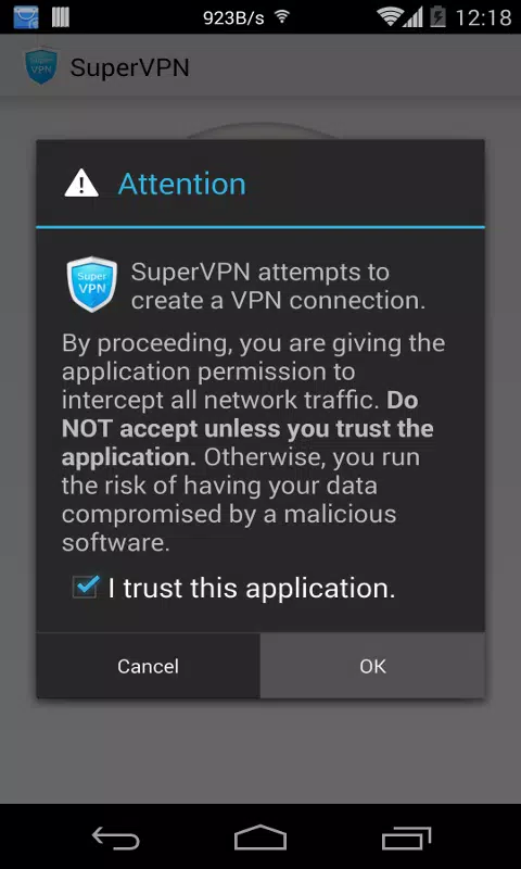 SuperVPN Pro Screenshot 1