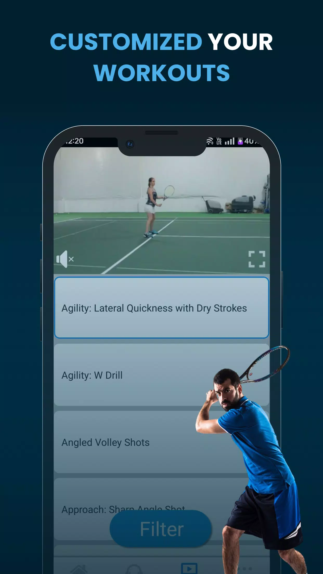 Tennis Training Capture d’écran 2