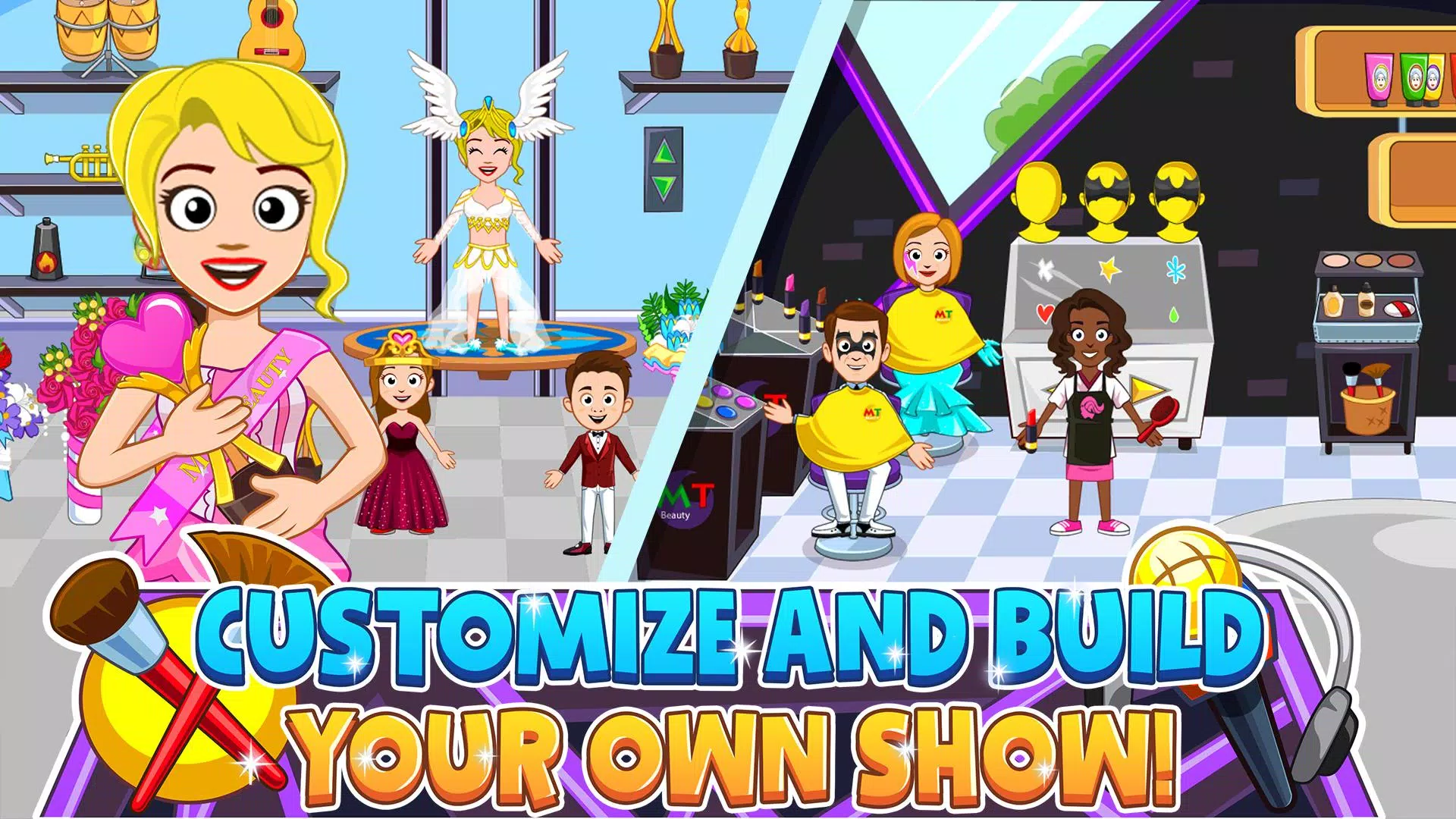 My Town : Beauty Contest Скриншот 2