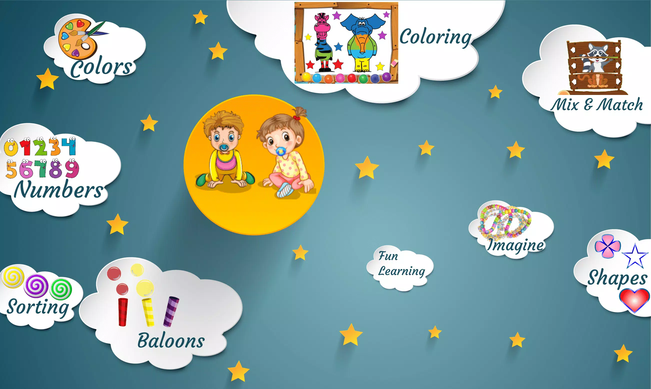 Kids Fun Educational Games 2-8应用截图第2张