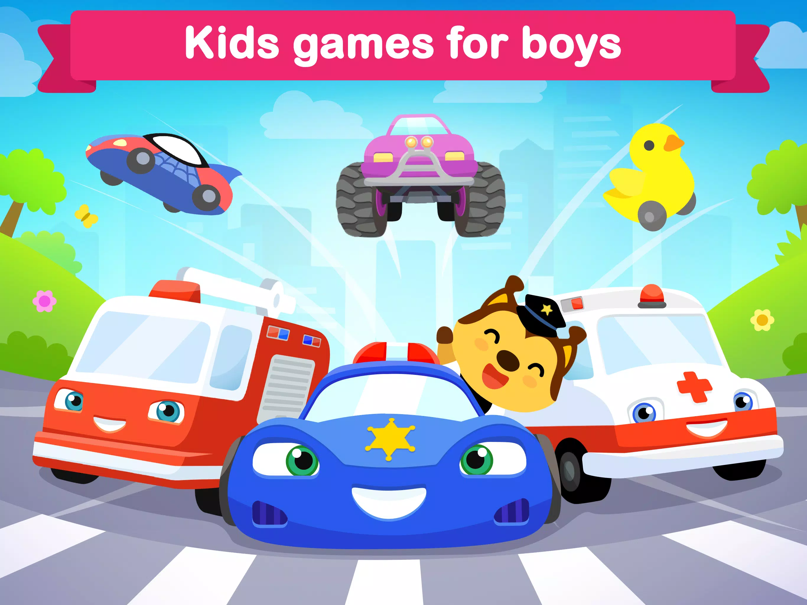 Auto rennen spiele für kinder Screenshot 4