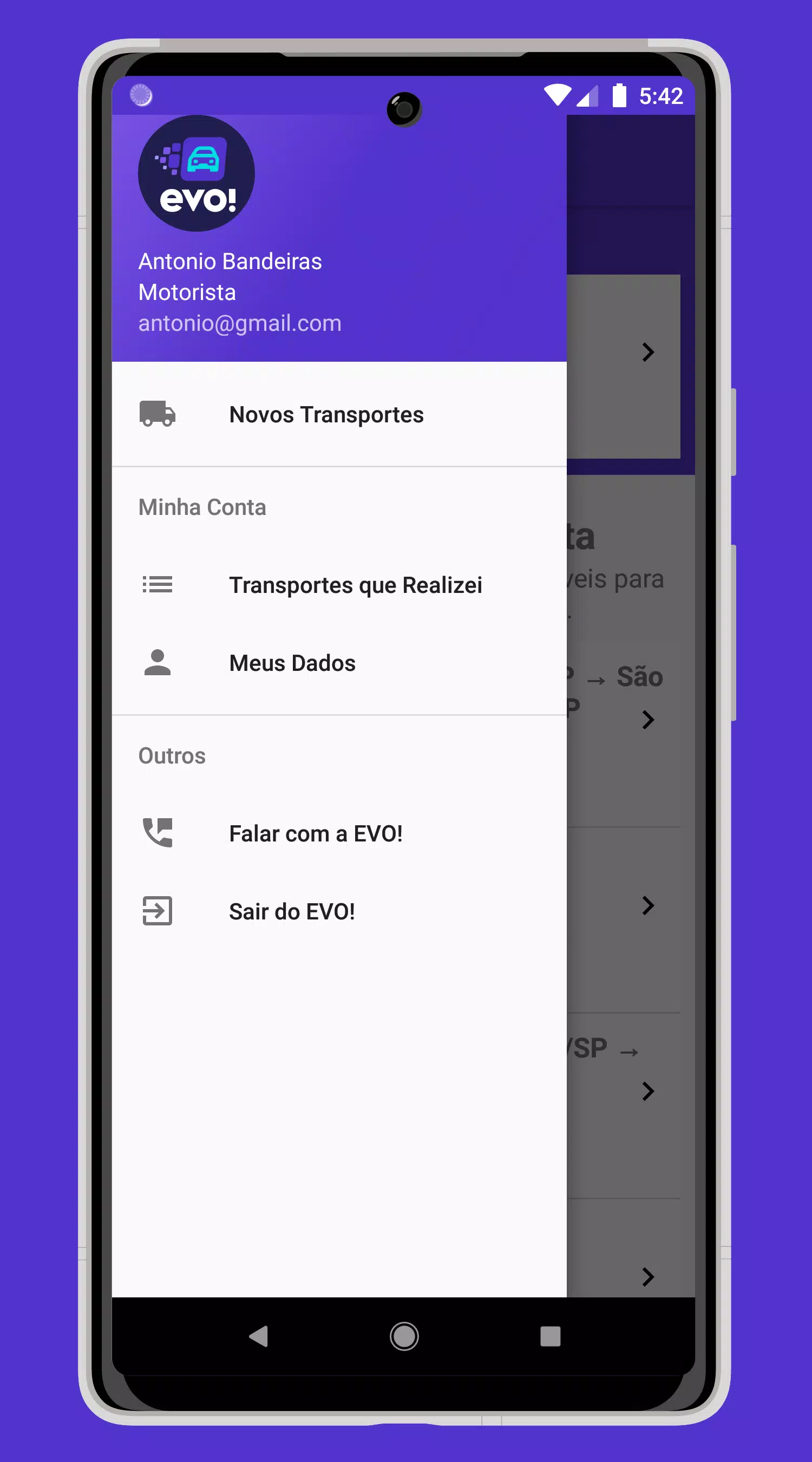 EVO! Transporte de Veículos應用截圖第2張