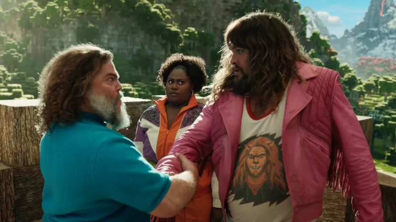 Jack Black Builds Mansion on Private Minecraft Movie Server