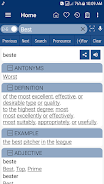 English German Dictionary Captura de pantalla 1