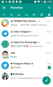 Plus Messenger Captura de tela 1