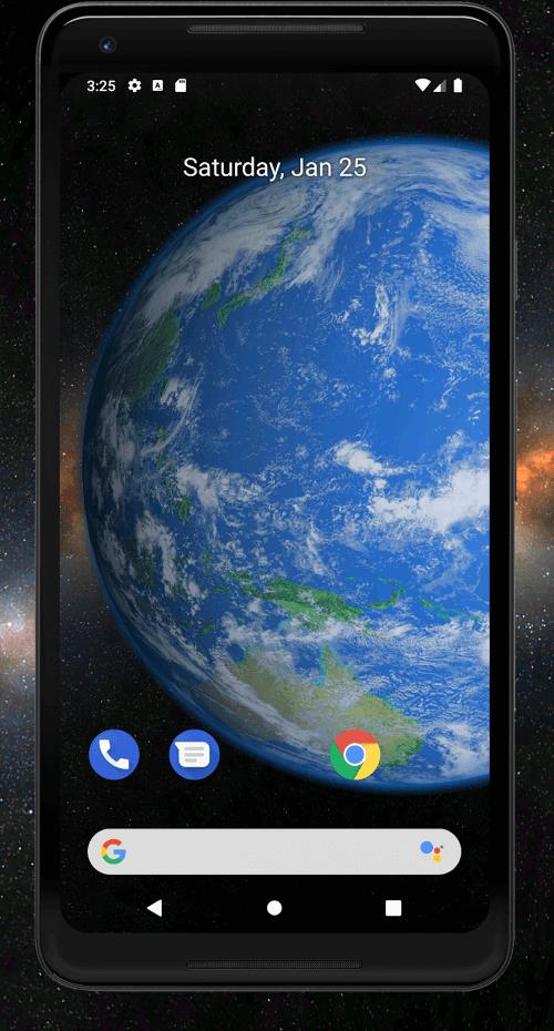 Earth 3D Live Wallpaper Screenshot 2