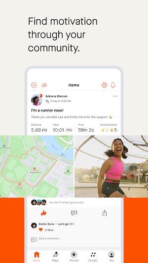 Strava 스크린샷 2