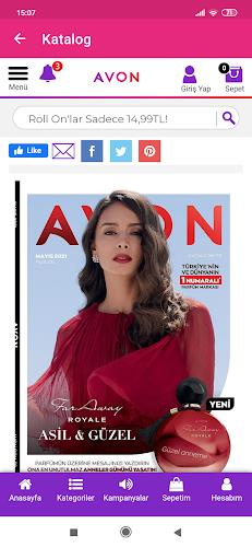 Avon Türkiye Üyelik Captura de tela 3