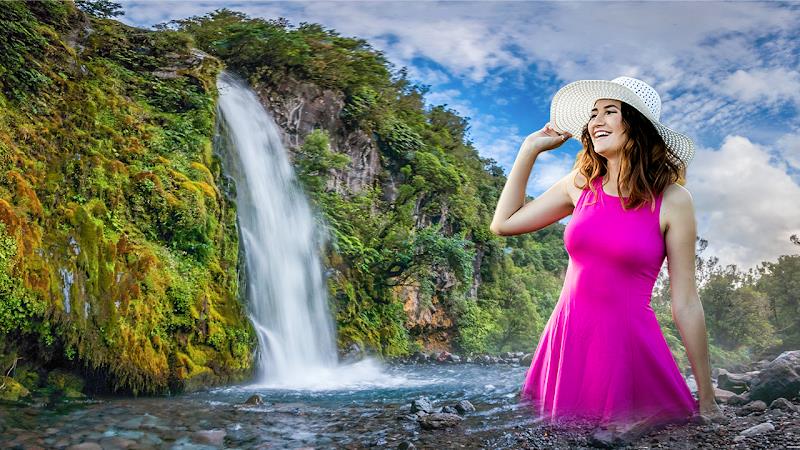 Waterfall Photo Editor frame Скриншот 4