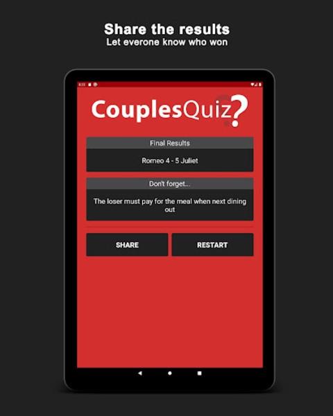 Couples Quiz Capture d'écran 1