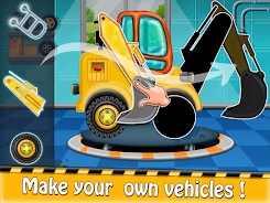 Construction Truck Kids Game Скриншот 4