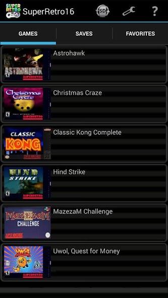 SuperRetro16 (SNES Emulator) Mod Screenshot 2