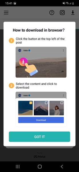 Video Downloader for Instagram Скриншот 4