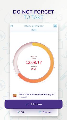 TOM: Pill Tracker & Med Timer Capture d'écran 3