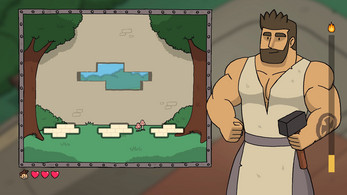 Robin Morningwood Adventure - Gay bara RPG Screenshot 1