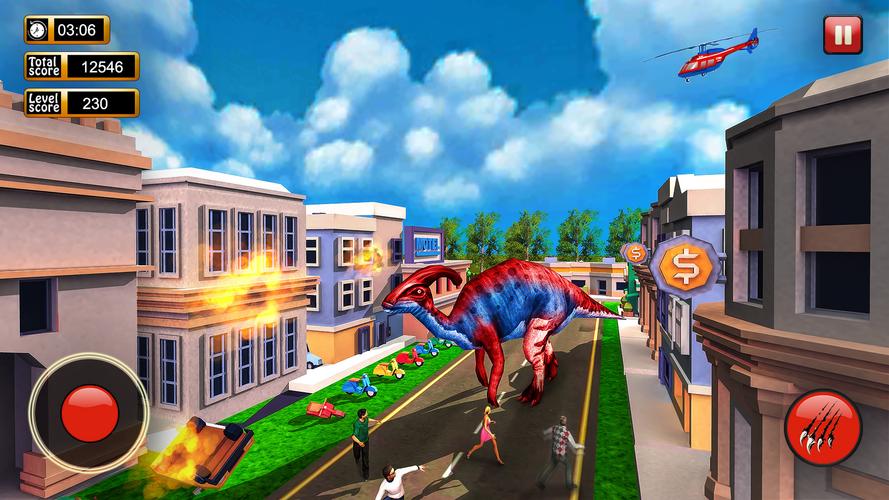 Dinosaur Games City Rampage應用截圖第4張