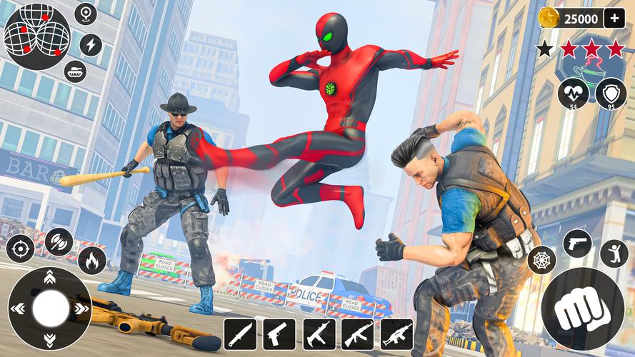 Rope Spider Hero: Spider Games應用截圖第4張