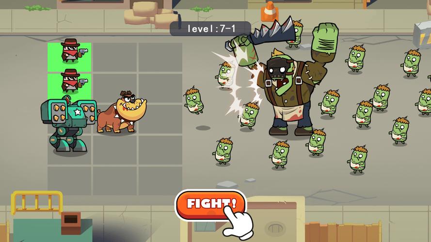 Merge Mech vs. Zombie Brawl 스크린샷 1
