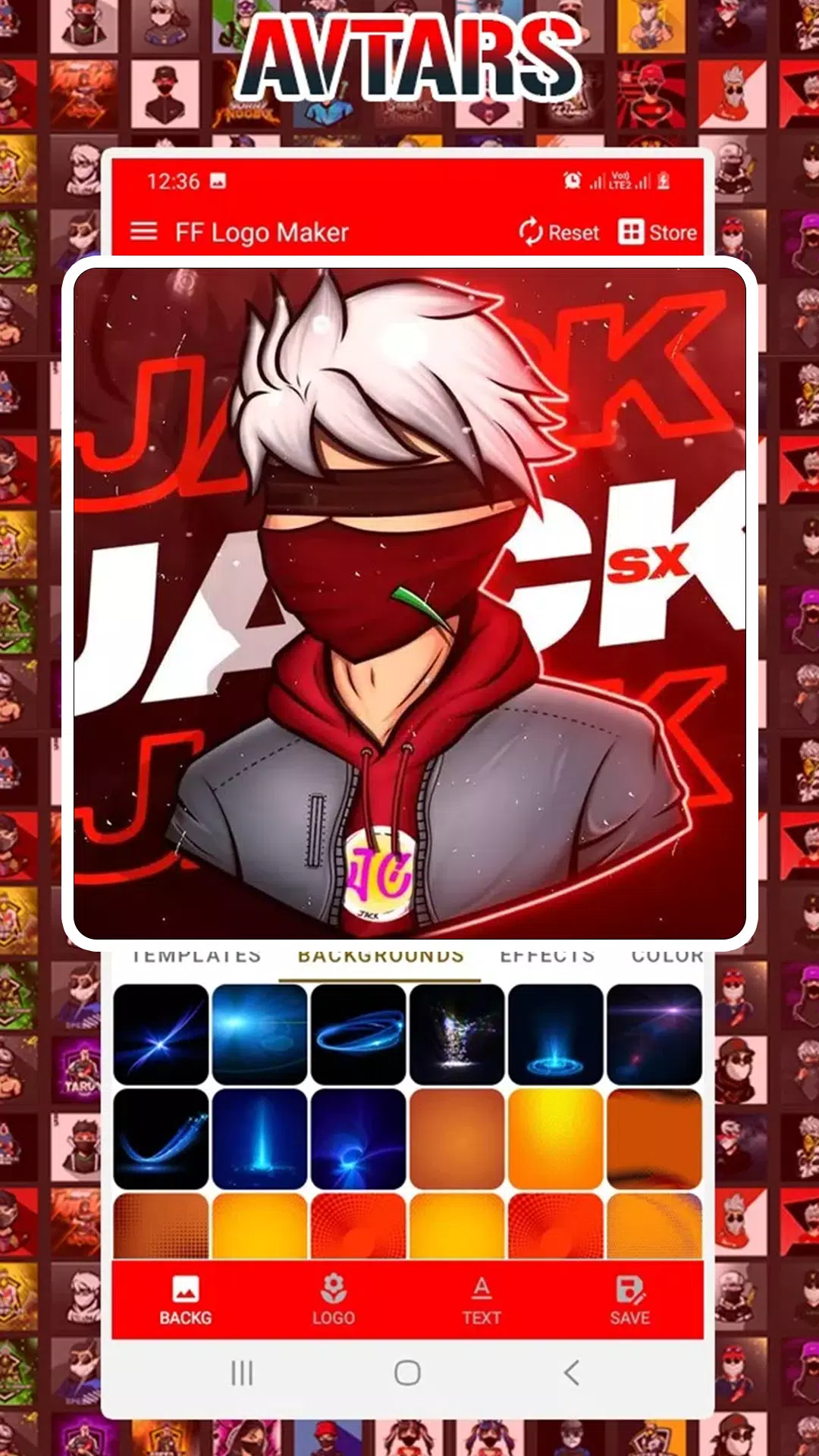 FF Logo Maker Captura de pantalla 4