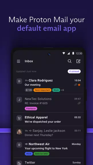Proton Mail criptografado Captura de tela 4