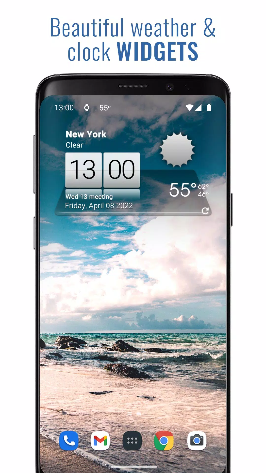 3D Sense Clock & Weather स्क्रीनशॉट 1