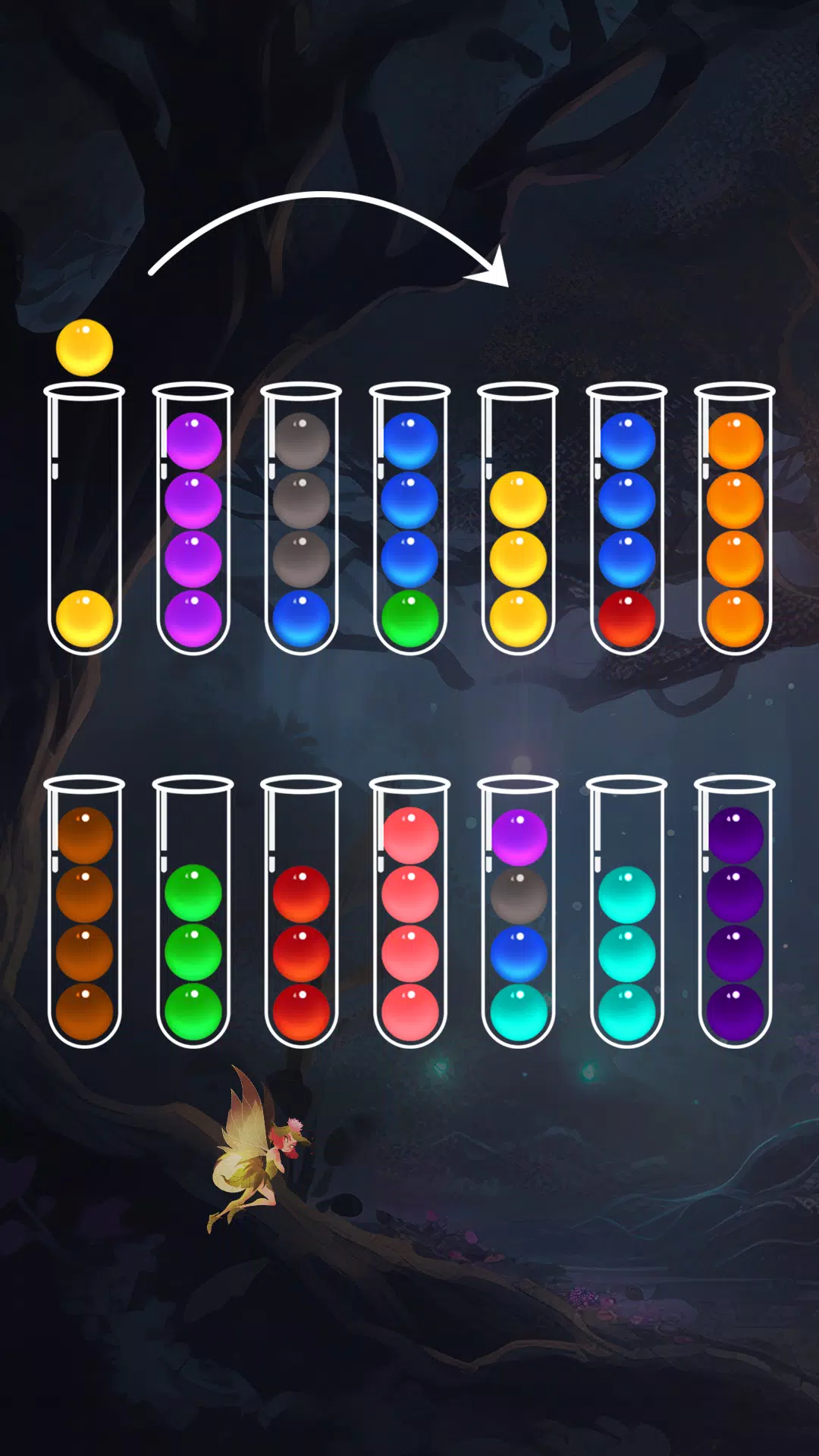 Ball Sort - Color Puzzle Game スクリーンショット 1