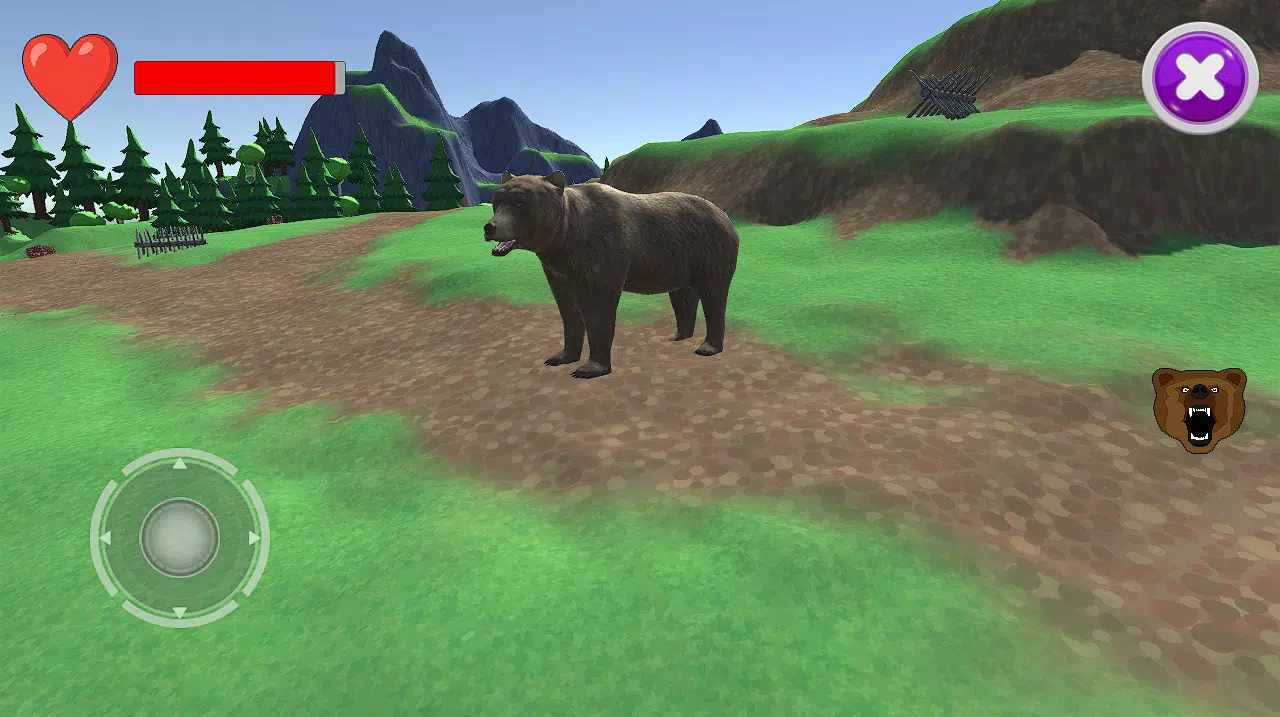Bear simulator スクリーンショット 1