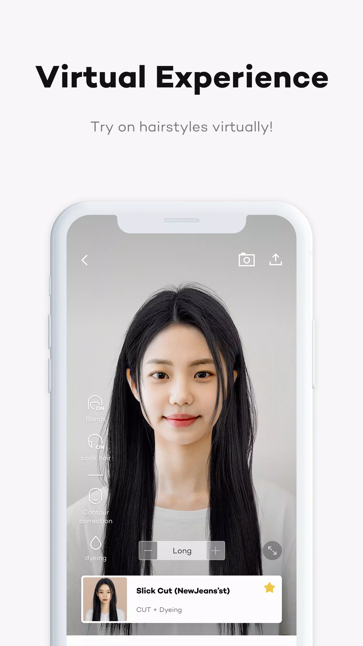 Hairfit - k-pop hairstyle Captura de tela 3