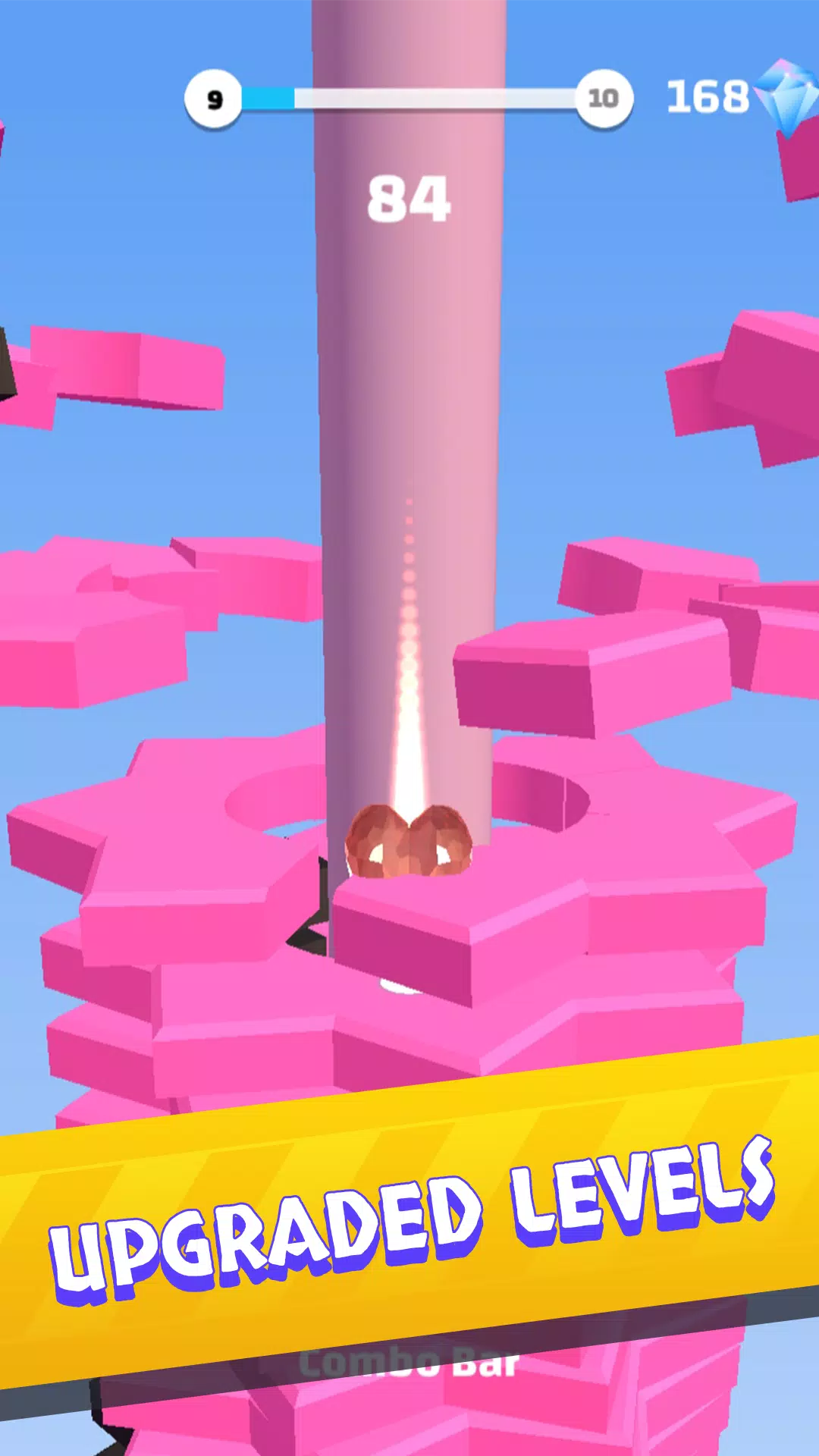 Helix Stack Jump: स्मैश बॉल स्क्रीनशॉट 1