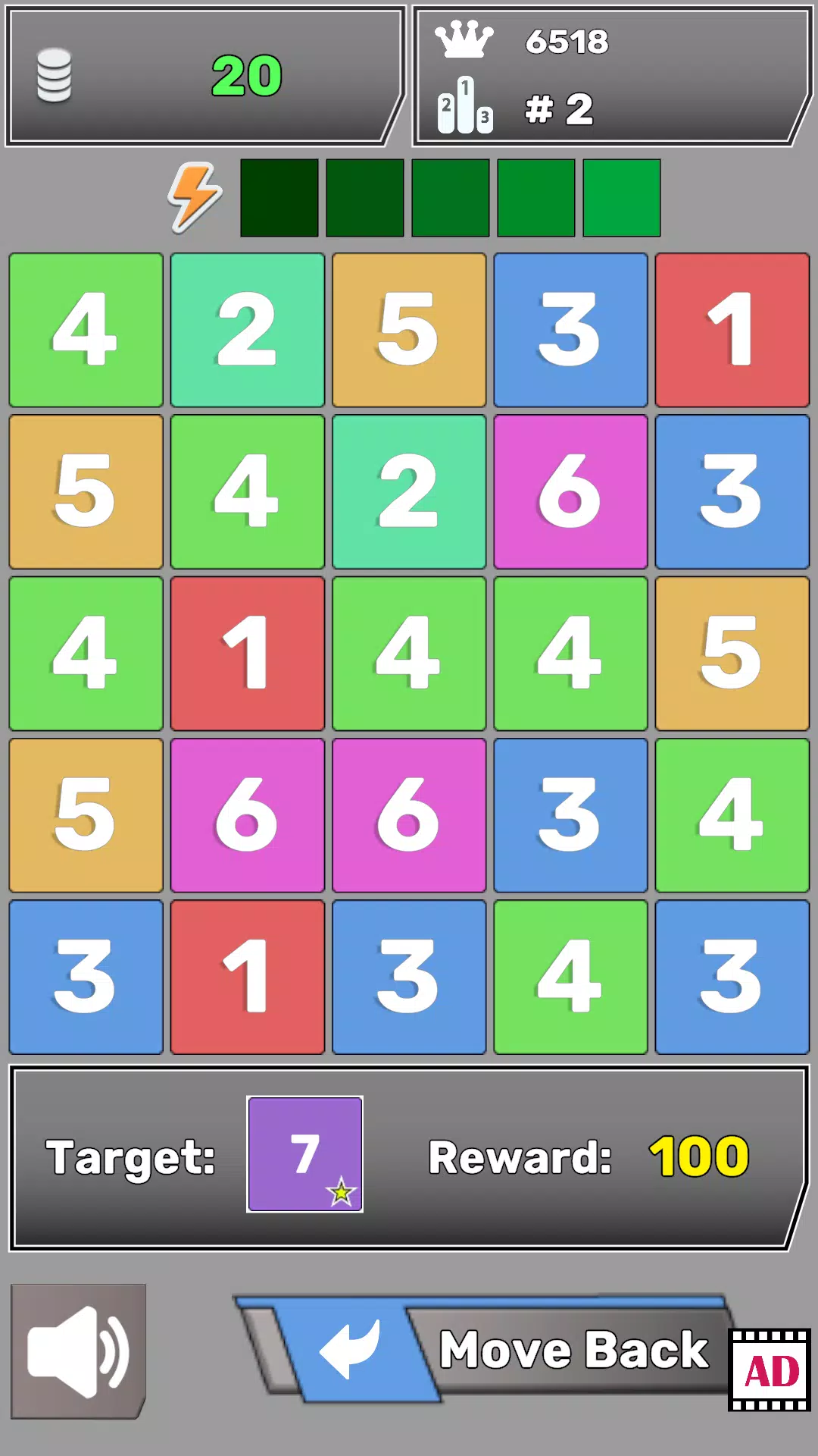 Number Blocks Match Puzzle.應用截圖第1張