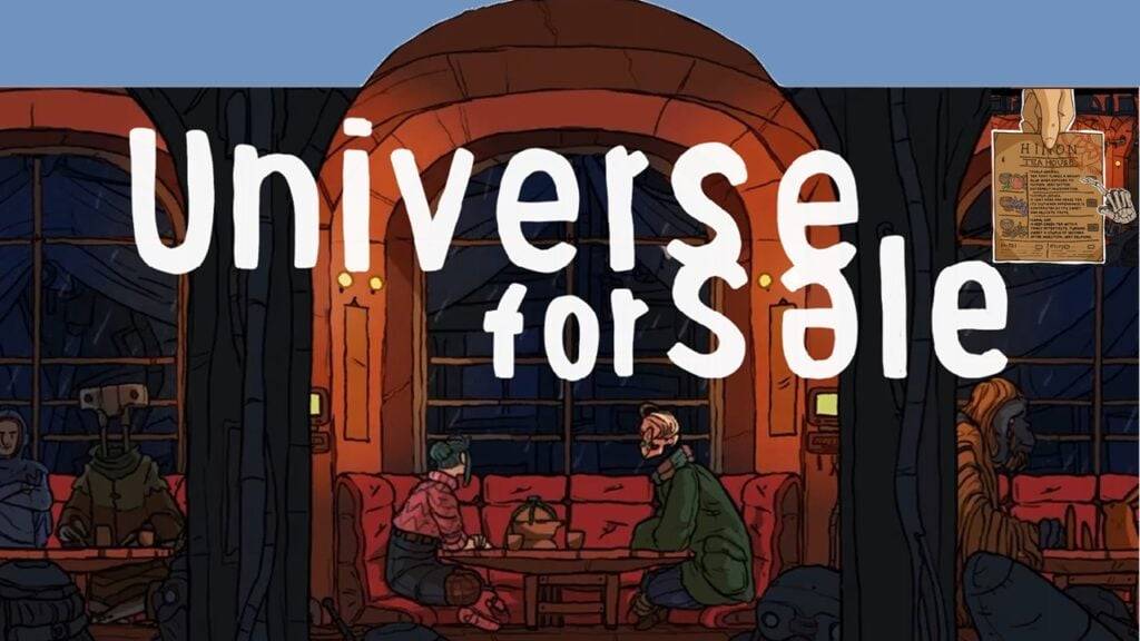 Universe for Sale は木星の奇妙なバザールを舞台にした新しいビジュアルノベルです