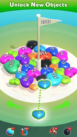 Merge Blocks 3D - 2048 Puzzle 스크린샷 3