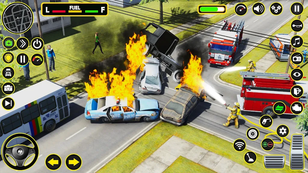 Fire Truck Firefighter Rescue Screenshot 1