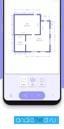 ARPlan 3D 捲尺，尺子量度，平面圖測繪，AR 測距儀應用截圖第3張