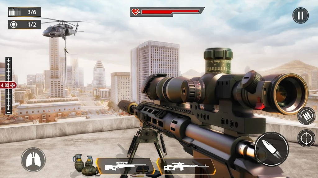 Sniper Shooting Game Offline स्क्रीनशॉट 2