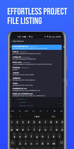 Acode - code editor | FOSS Скриншот 1