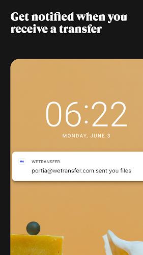 WeTransfer Captura de pantalla 3