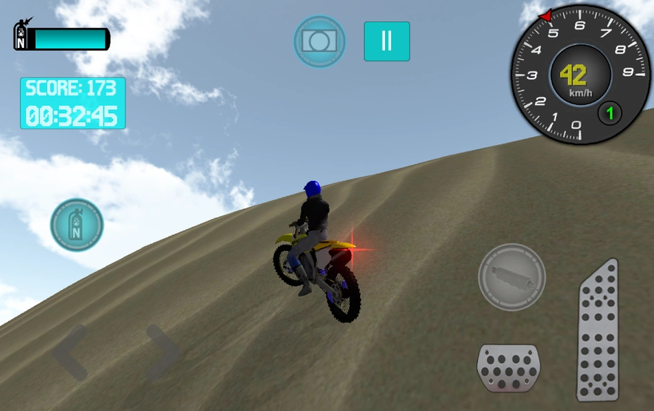 Bike Offroad Simulator Captura de pantalla 1