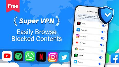 Super VPN स्क्रीनशॉट 3