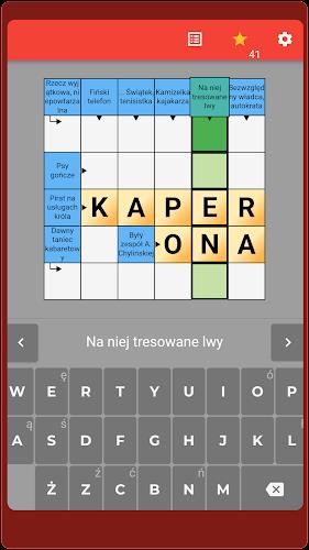 Krzyżówki Capture d'écran 4