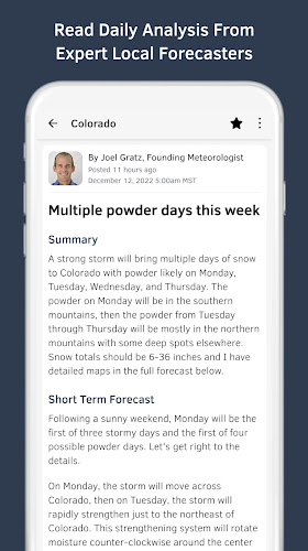 OpenSnow: Forecast Anywhere Captura de pantalla 3