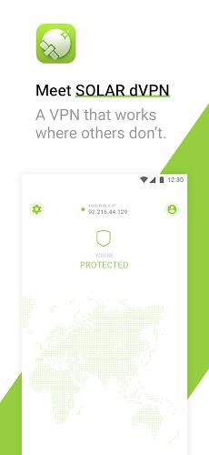 SOLAR dVPN: Fast & Anonymous Capture d'écran 1