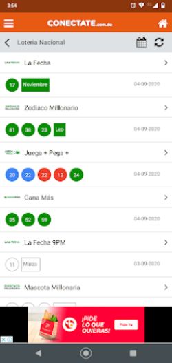 Conectate Loterías スクリーンショット 1