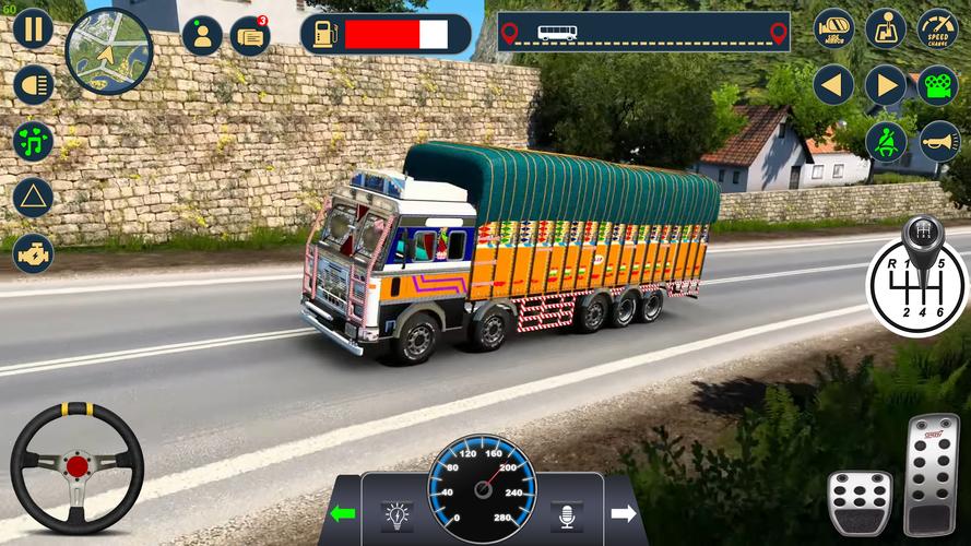 Indian Truck Drive Lorry Games Captura de pantalla 2