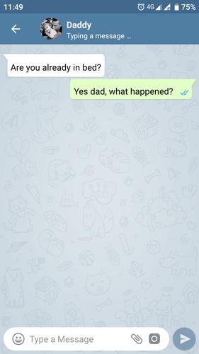 Fake Chat Messenger — TeleFake Captura de pantalla 2