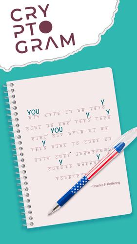 Cryptogram Letters and Numbers Screenshot 1